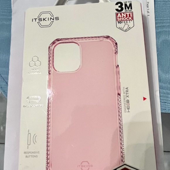 IPhone 12/12 PRO MAX CASE, Pink Clear by Spectrum-ITSKINS, Never Opened! - Picture 2 of 9